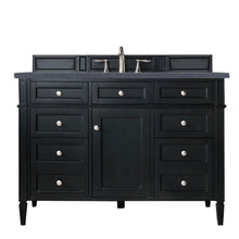 Load image into Gallery viewer, Brittany 48&quot; Black Onyx Single Vanity w/ 3 CM Charcoal Soapstone Quartz Top