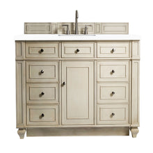 Load image into Gallery viewer, Bristol 48&quot; Single Vanity, Vintage Vanilla, w/ 3 CM White Zeus Quartz Top