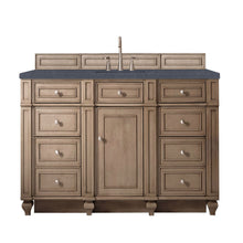 Load image into Gallery viewer, Bristol 60&quot; Single Vanity, Whitewashed Walnut, w/ 3 CM Charcoal Soapstone Quartz Top