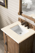 Load image into Gallery viewer, Providence 26&quot; Single Vanity Cabinet, Driftwood, w/ 3 CM Eternal Marfil Quartz Top