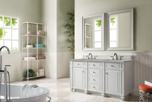 Load image into Gallery viewer, Bristol 60&quot; Double Vanity, Bright White, w/ 3 CM Eternal Serena Quartz Top