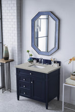 Load image into Gallery viewer, Brittany 36&quot; Victory Blue Single Vanity w/ 3 CM Eternal Serena Quartz Top