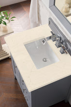 Load image into Gallery viewer, Palisades 30&quot; Single Vanity, Silver Gray, w/ 3 CM Eternal Marfil Quartz Top