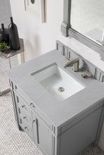 Load image into Gallery viewer, Brittany 30&quot; Single Vanity, Urban Gray, w/ 3 CM Eternal Serena Quartz Top