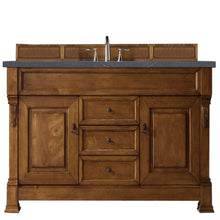 Load image into Gallery viewer, Brookfield 60&quot; Single Vanity, Country Oak w/ 3 CM Charcoal Soapstone Quartz Top
