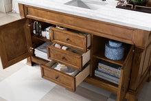 Load image into Gallery viewer, Bathroom Vanities Outlet Atlanta Renovate for LessBrookfield 60&quot; Single Vanity, Country Oak w/ 3 CM Arctic Fall Solid Surface Top