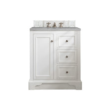 Load image into Gallery viewer, De Soto 30&quot; Single Vanity, Bright White w/ 3 CM Eternal Serena Quartz Top