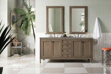 Load image into Gallery viewer, Chicago 72&quot; Double Vanity, Whitewashed Walnut w/ 3 CM Grey Expo Quartz Top