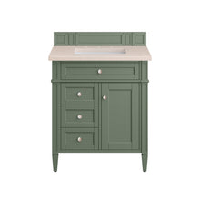 Load image into Gallery viewer, Brittany 30&quot; Single Vanity, Smokey Celadon w/ 3CM Eternal Marfil Top