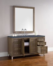 Load image into Gallery viewer, Bathroom Vanities Outlet Atlanta Renovate for LessChicago 60&quot; Single Vanity, Whitewashed Walnut w/ 3 CM Charcoal Soapstone Quartz Top