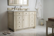 Load image into Gallery viewer, Bristol 48&quot; Single Vanity, Vintage Vanilla, w/ 3 CM Eternal Jasmine Pearl Quartz Top