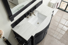 Load image into Gallery viewer, Brittany 46&quot; Single Vanity, Black Onyx w/ 3 CM Arctic Fall Solid Surface Top