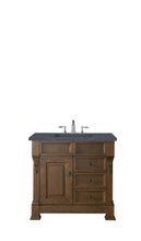 Load image into Gallery viewer, Brookfield 36&quot; Single Vanity, Country Oak w/ 3 CM Charcoal Soapstone Quartz Top
