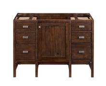 Load image into Gallery viewer, Bathroom Vanities Outlet Atlanta Renovate for LessAddison 48&quot; Single Vanity Cabinet, Mid Century Acacia, w/ 3 CM Charcoal Soapstone Quartz Top