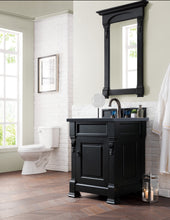 Load image into Gallery viewer, Brookfield 26&quot; Single Vanity, Antique Black w/ 3 CM Charcoal Soapstone Quartz Top