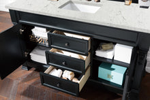 Load image into Gallery viewer, Bathroom Vanities Outlet Atlanta Renovate for LessBrookfield 60&quot; Single Vanity, Antique Black w/ 3 CM Eternal Jasmine Pearl Quartz Top