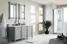 Load image into Gallery viewer, Brittany 60&quot; Urban Gray Double Vanity w/ 3 CM Eternal Marfil Quartz Top