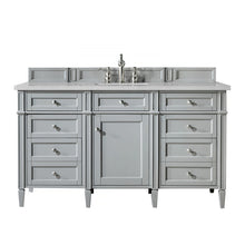 Load image into Gallery viewer, Brittany 60&quot; Urban Gray Single Vanity w/ 3 CM Eternal Serena Quartz Top