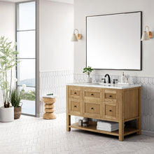 Load image into Gallery viewer, Breckenridge 48&quot; Single Vanity, Light Natural Oak w/ 3CM Ethereal Noctis Top