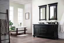 Load image into Gallery viewer, Brookfield 60&quot; Double Vanity, Antique Black w/ 3 CM Charcoal Soapstone Quartz Top