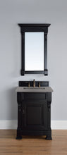 Load image into Gallery viewer, Brookfield 26&quot; Single Vanity, Antique Black w/ 3 CM Grey Expo Quartz Top