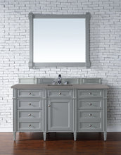 Load image into Gallery viewer, Brittany 60&quot; Urban Gray Single Vanity w/ 3 CM Grey Expo Quartz Top