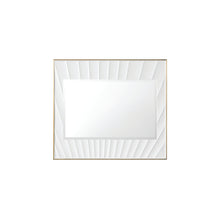 Load image into Gallery viewer, Soleil 36&quot; Mirror, Matte White with Gold