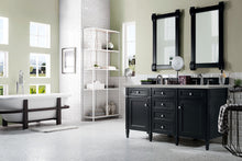 Load image into Gallery viewer, Brittany 60&quot; Black Onyx Double Vanity w/ 3 CM Eternal Serena Quartz Top