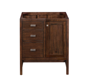 Addison 30" Single Vanity Cabinet, Mid Century Acacia