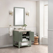 Load image into Gallery viewer, Breckenridge 30&quot; Single Vanity, Smokey Celadon w/ 3CM Eternal Marfil Top