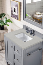 Load image into Gallery viewer, Copper Cove Encore 30&quot; Single Vanity, Silver Gray w/ 3 CM Eternal Serena Quartz Top