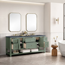 Load image into Gallery viewer, Bathroom Vanities Outlet Atlanta Renovate for LessBreckenridge 72&quot; Double Vanity, Smokey Celadon w/ 3CM Charcoal Soapstone Top