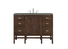 Load image into Gallery viewer, Addison 48&quot; Single Vanity Cabinet, Mid Century Acacia, w/ 3 CM Grey Expo Quartz Top