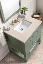 Load image into Gallery viewer, Bathroom Vanities Outlet Atlanta Renovate for LessBreckenridge 30&quot; Single Vanity, Smokey Celadon w/ 3CM Eternal Marfil Top