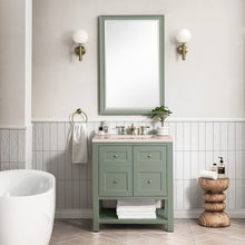 Load image into Gallery viewer, Breckenridge 30&quot; Single Vanity, Smokey Celadon w/ 3CM Eternal Marfil Top