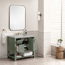 Load image into Gallery viewer, Breckenridge 36&quot; Single Vanity, Smokey Celadon w/ 3CM Eternal Serena Top