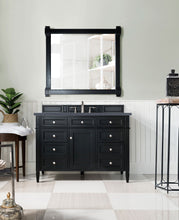 Load image into Gallery viewer, Brittany 48&quot; Black Onyx Single Vanity w/ 3 CM Charcoal Soapstone Quartz Top