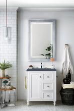 Load image into Gallery viewer, Copper Cove Encore 30&quot; Single Vanity, Bright White w/ 3 CM Charcoal Soapstone Quartz Top