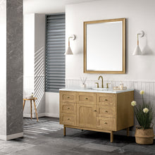 Load image into Gallery viewer, Bathroom Vanities Outlet Atlanta Renovate for LessLaurent 48&quot; Single Vanity, Light Natural Oak w/ 3CM Ethereal Noctis Top