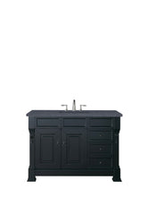 Load image into Gallery viewer, Brookfield 48&quot; Single Vanity, Antique Black w/ 3 CM Charcoal Soapstone Quartz Top